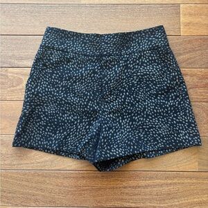 ALICE + OLIVIA black and silver shorts